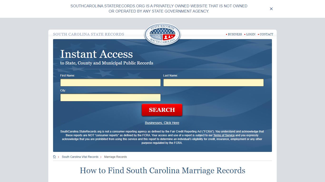 How to Find South Carolina Marriage Records